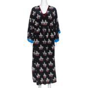 Pre-owned Silk dresses Fendi Vintage , Black , Dames