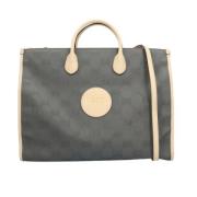 Pre-owned Fabric totes Gucci Vintage , Blue , Dames