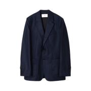 Klassieke Kraag Blazer Ami Paris , Blue , Heren