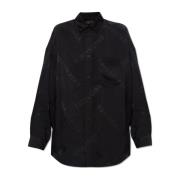 Oversized shirt Balenciaga , Black , Dames