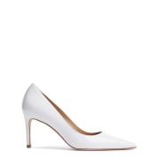 Gepolijste minimalistische pump Stuart Weitzman , White , Dames