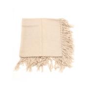 Luxe Cashmere Zijden Winter Sjaal Brunello Cucinelli , Beige , Dames