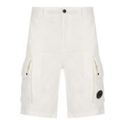Witte Cargo Shorts C.p. Company , White , Heren