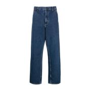 Jeans Single Knee Pant Carhartt Wip , Blue , Heren