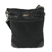 Pre-owned Canvas shoulder-bags Burberry Vintage , Black , Dames