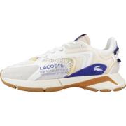 Contrasterende Accent Sneakers Lacoste , White , Heren