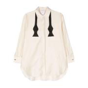 Beige Shirts voor Dames Max Mara , Beige , Dames