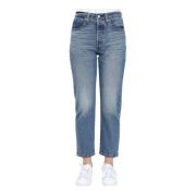 Premium 501® Straight Cut Jeans Levi's , Blue , Dames