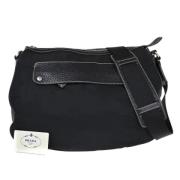 Pre-owned Fabric shoulder-bags Prada Vintage , Black , Dames