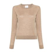 Luxe Cashmere Trui voor Dames Allude , Beige , Dames