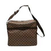 Pre-owned Canvas shoulder-bags Louis Vuitton Vintage , Brown , Dames