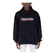 Campagne Logo Hoodie Vetements , Black , Heren