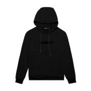 Zwarte hoodie met modern design Antony Morato , Black , Heren