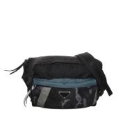 Pre-owned Canvas prada-bags Prada Vintage , Black , Dames