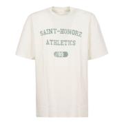 Vintage White Athletics T-Shirt 1989 Studio , White , Heren
