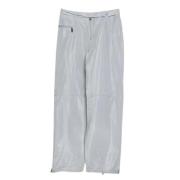 Pre-owned Fabric bottoms Armani Pre-owned , Gray , Dames