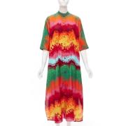 Pre-owned Silk dresses Valentino Vintage , Multicolor , Dames