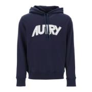 Hoodie met Maxi Logo Print Autry , Blue , Heren