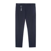 Blauwe Stretch Chino Broek Paul & Shark , Blue , Heren