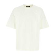 Witte katoenen T-shirt Dolce & Gabbana , White , Heren