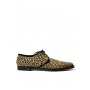 Zwart Goud Versierde Derby Jurkschoenen Dolce & Gabbana , Yellow , Her...