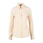 Beige Shirt voor Vrouwen Patrizia Pepe , Beige , Dames