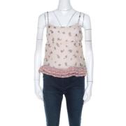 Pre-owned Silk tops Miu Miu Pre-owned , Pink , Dames