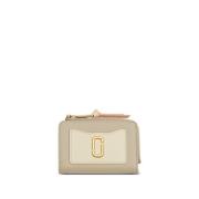 Smalle Bifold Portemonnee Marc Jacobs , Beige , Dames