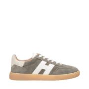 Grijze Leren Sneakers Hogan , Gray , Heren