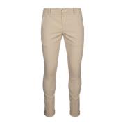 Klassieke Broek Dondup , Beige , Heren