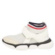 Pre-owned Nylon sneakers Moncler Pre-owned , White , Dames