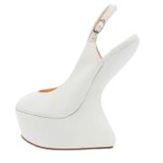 Pre-owned Leather heels Giuseppe Zanotti Pre-owned , White , Dames