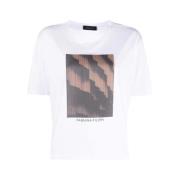 Wit T-Shirt Fabiana Filippi , White , Dames