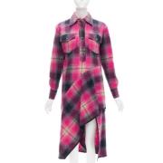 Pre-owned Wool dresses Dries van Noten Pre-owned , Pink , Dames