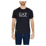 Heren 3Dpt29 Pjulz T-Shirt Emporio Armani EA7 , Blue , Heren