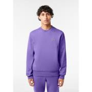 Iconisch Paars Sweatshirt Lacoste , Purple , Heren