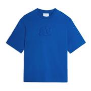 Trail Bubble Een T-Shirt Axel Arigato , Blue , Heren
