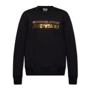 Sweatshirt met logo Versace Jeans Couture , Black , Heren