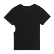 Solo Cut Out T-Shirt Axel Arigato , Black , Dames