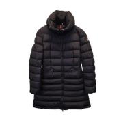 Pre-owned Polyester outerwear Moncler Pre-owned , Black , Dames