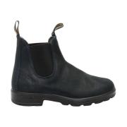 Blauwe Nabuk Beatles Schoenen Blundstone , Blue , Dames