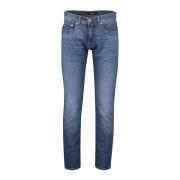 Blauwe Jeans 5-Pocket Model Pierre Cardin , Blue , Heren