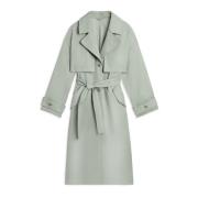 Waterafstotende Trenchcoat met Verstelbare Taille Axel Arigato , Green...