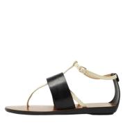 Pre-owned Leather sandals Sergio Rossi Pre-owned , White , Dames