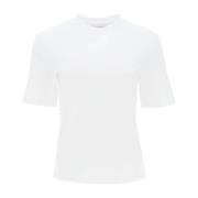 Gancini Label T-Shirt van Stevig Katoenen Jersey Salvatore Ferragamo ,...