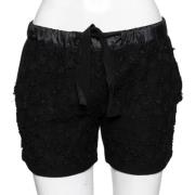 Pre-owned Cotton bottoms Moncler Pre-owned , Black , Dames