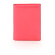 Super Fluo Kleine Bifold Portemonnee Comme des Garçons , Pink , Heren