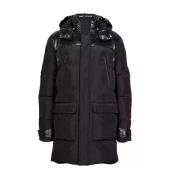 Gewatteerde jas met afneembare capuchon - Zwart Karl Lagerfeld , Black...