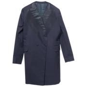 Pre-owned Fabric outerwear Bottega Veneta Vintage , Blue , Dames