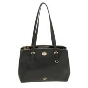 Pre-owned Leather handbags Coach Pre-owned , Black , Dames